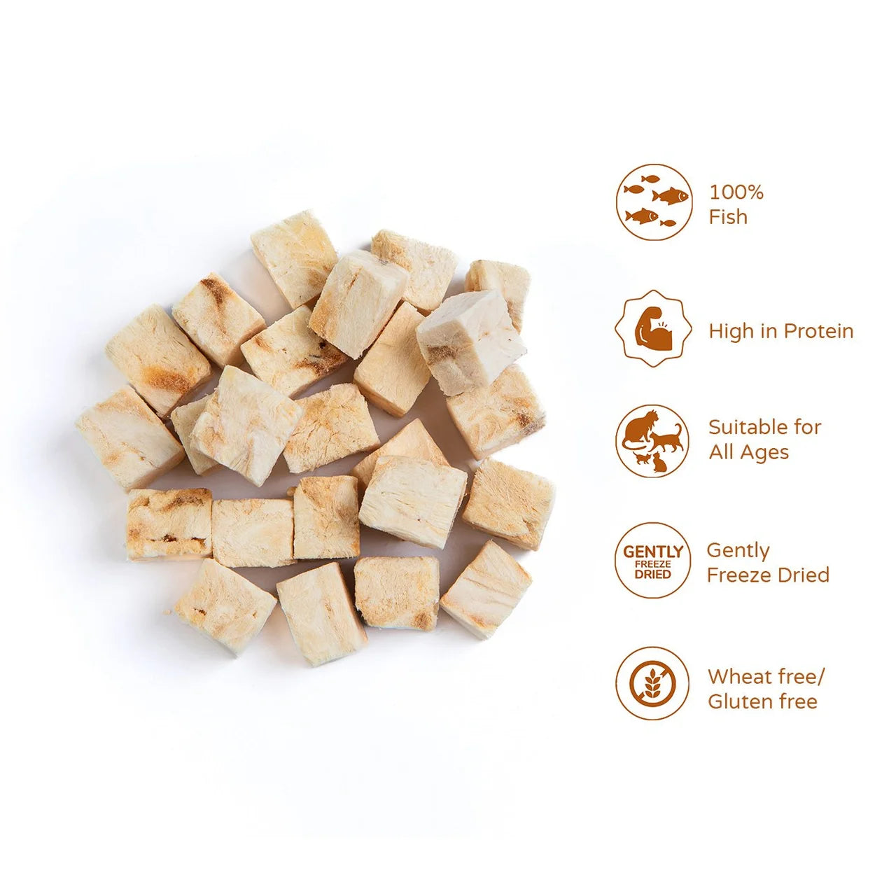 Thrive 100% White Fish Cat Treats MaxiTube 110g