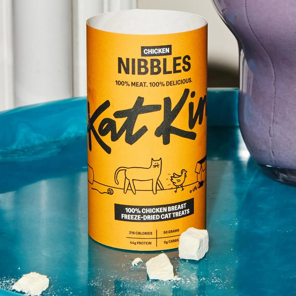 KatKin Chicken Nibbles Cat Treats 50g