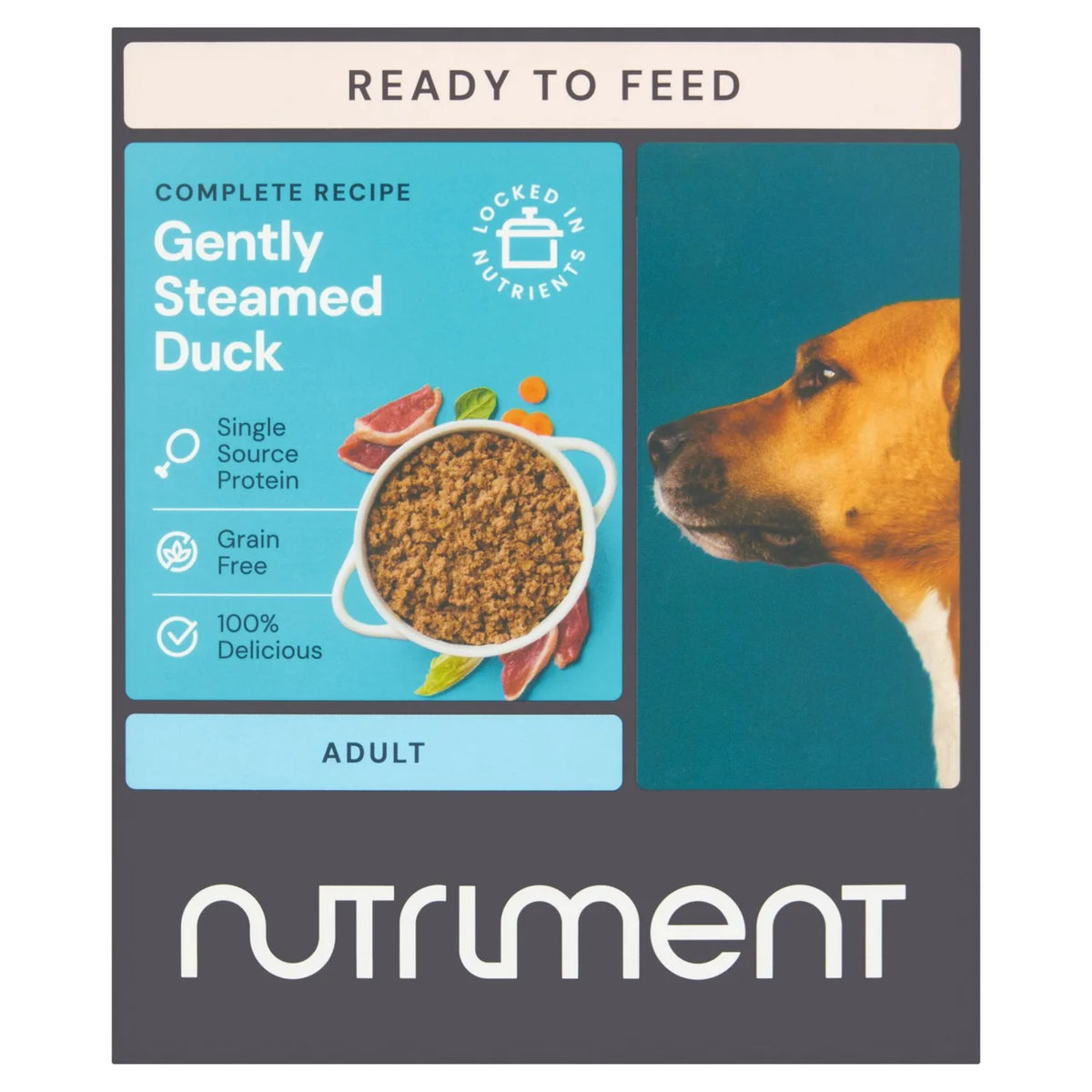 Nutriment Gently Steamed Recipe Duck for Dogs 395g