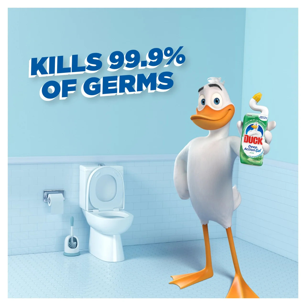 Duck Deep Action Gel Toilet Liquid Cleaner Pine 750ml