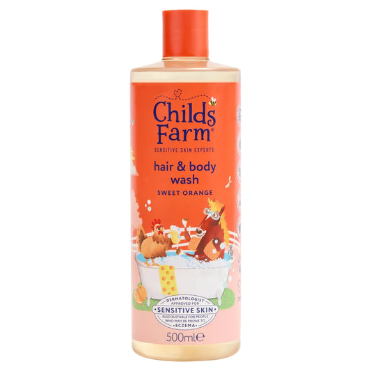 Childs Farm Hair & Body Wash, Sweet Orange 500ml