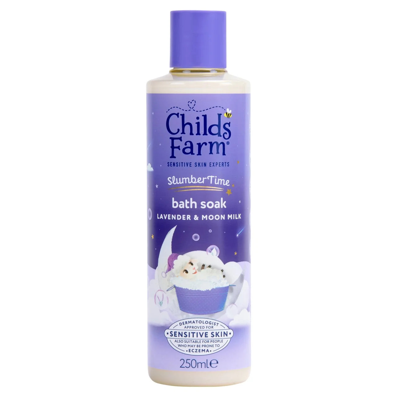 Childs Farm SlumberTime Bath Soak, Lavender & Moon Milk 250ml