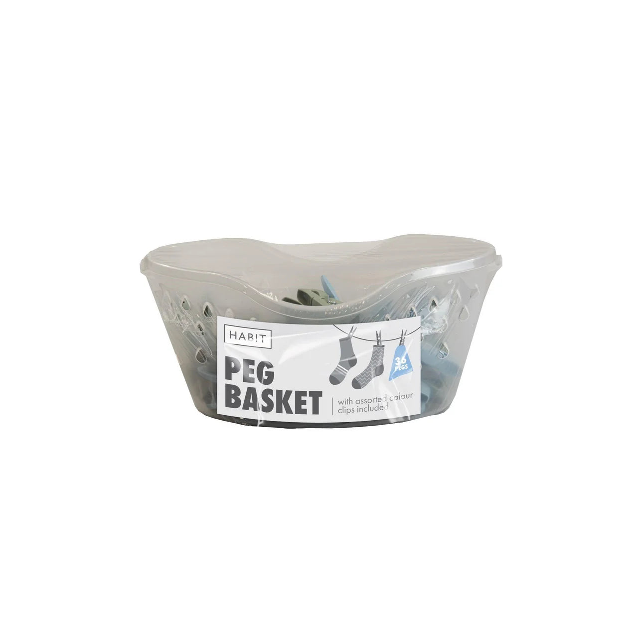 Peg Basket With Pegs 36 per pack