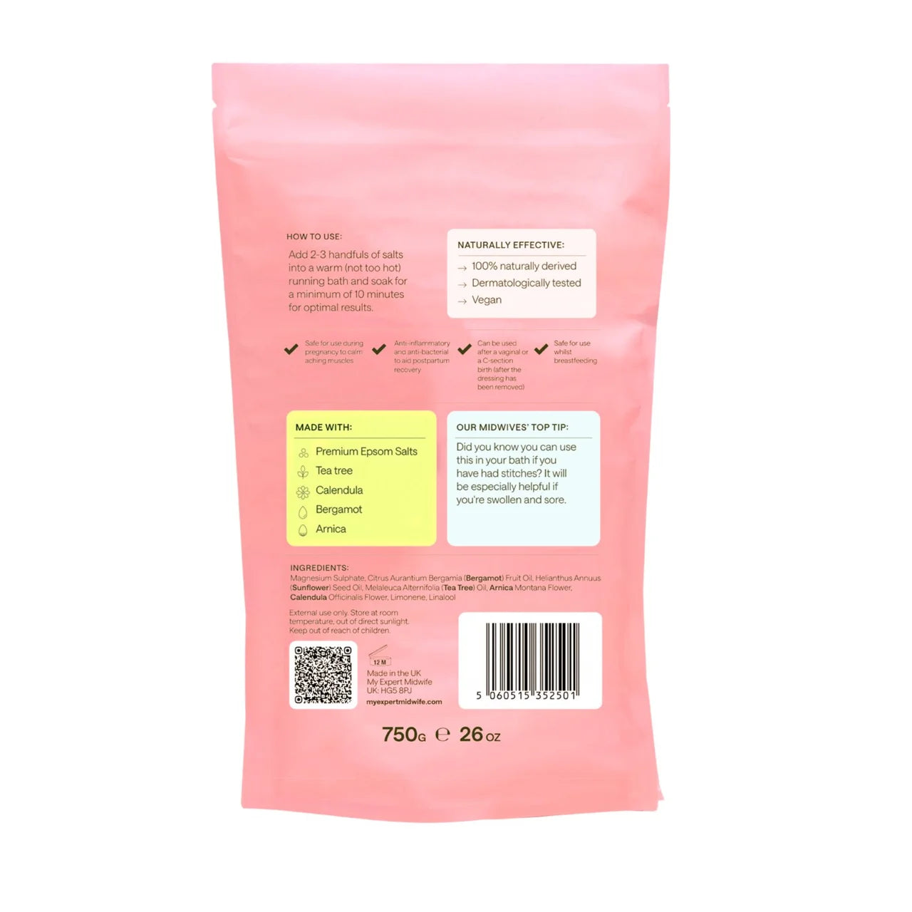 My Expert Midwife Soak for Bits and Body 750g