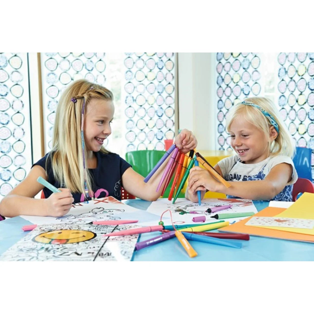 STABILO Cappi colouring pens wallet of 24 assorted colours