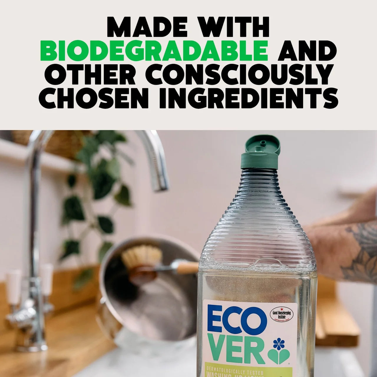 Ecover Lemon & Aloe Washing Up Liquid 950ml