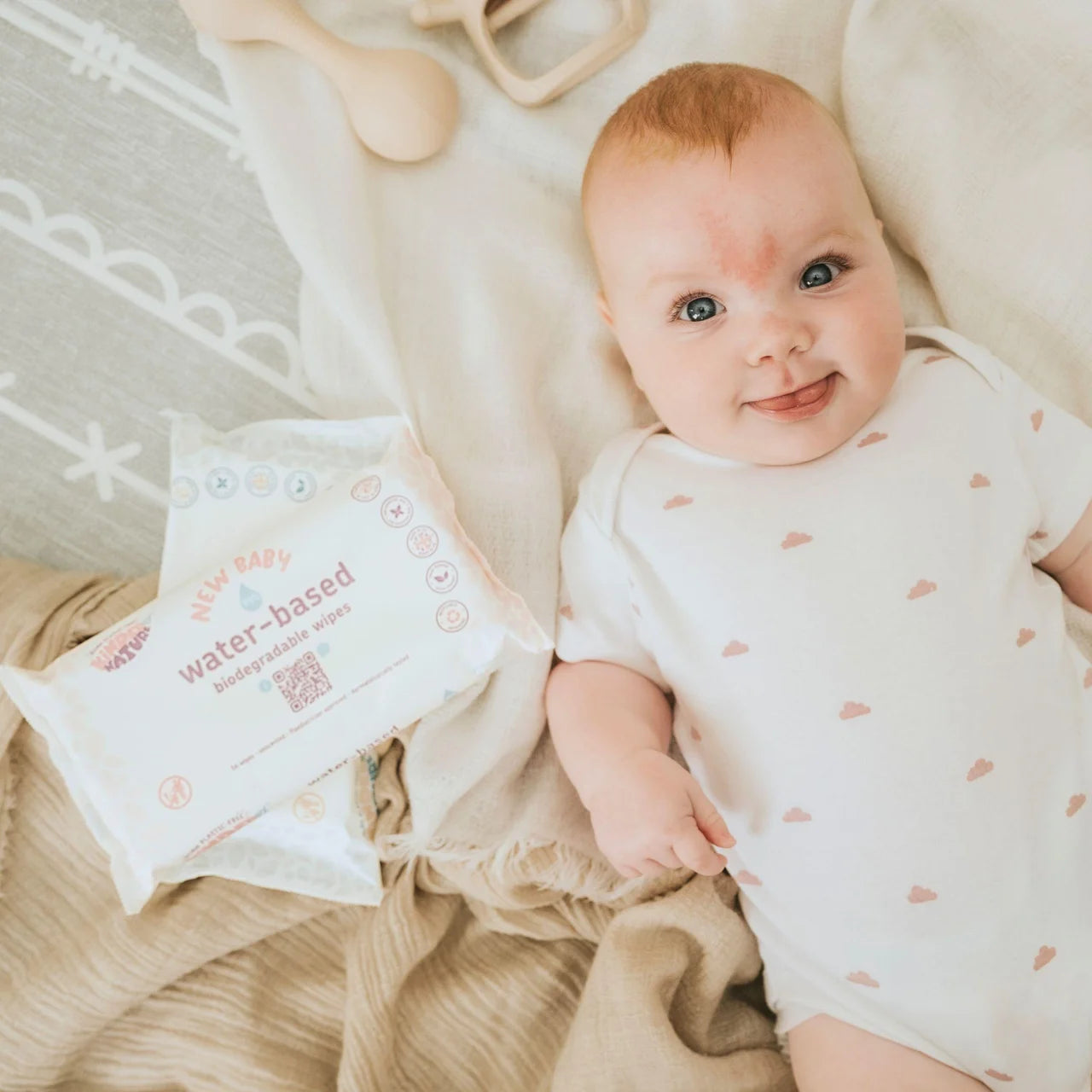Kinder by Nature Water-Based Wipes 8 x 56 per pack