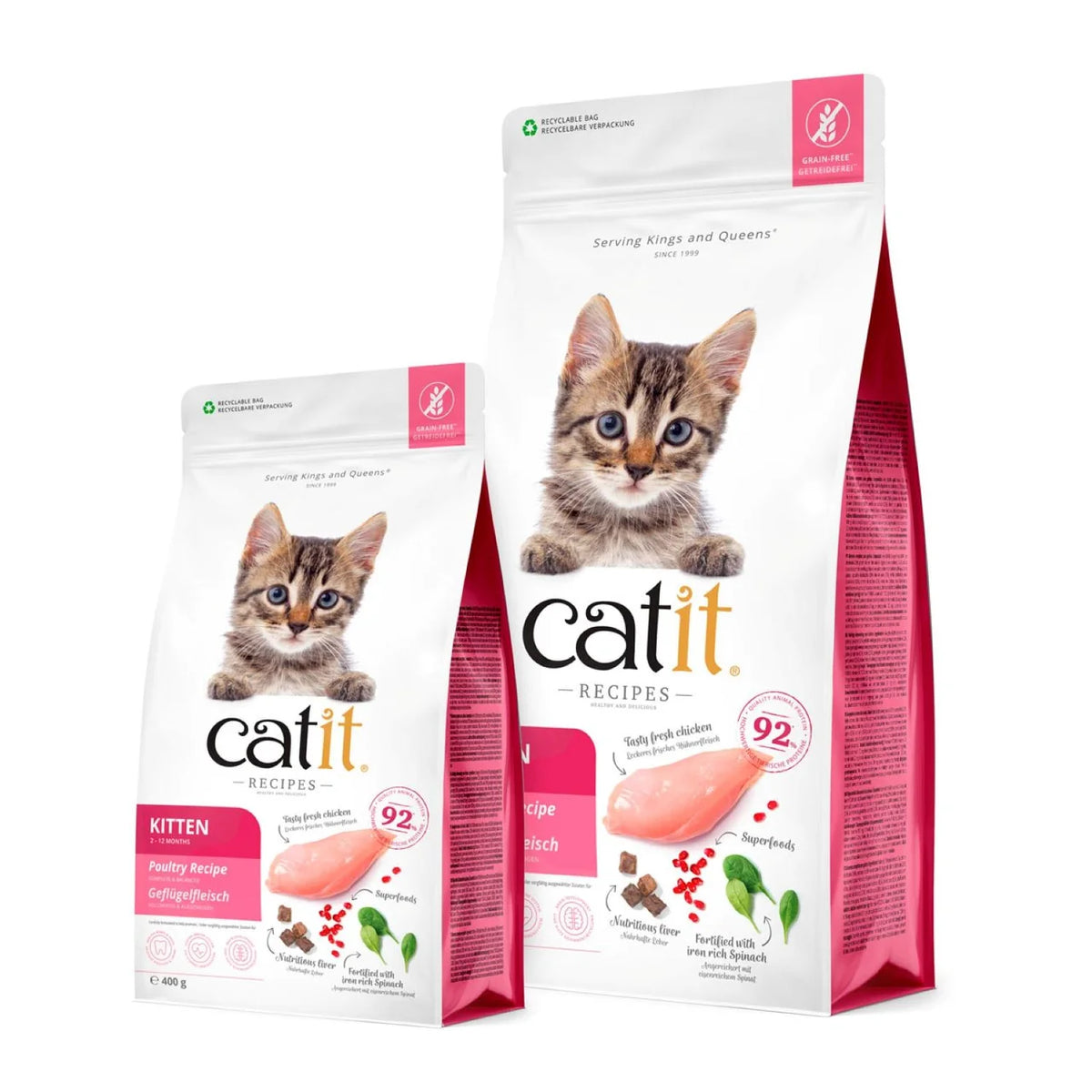 Catit Recipes Dry Kitten Poultry 2kg