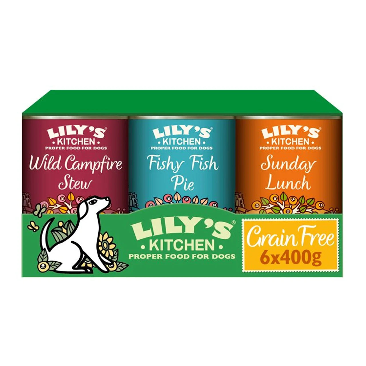 Lily's Kitchen Grain-Free Recipes for Dogs Multipack 12x400g