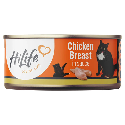 HiLife It's Only Natural Luxury Cat Food - Chicken Breast in Sauce 70g