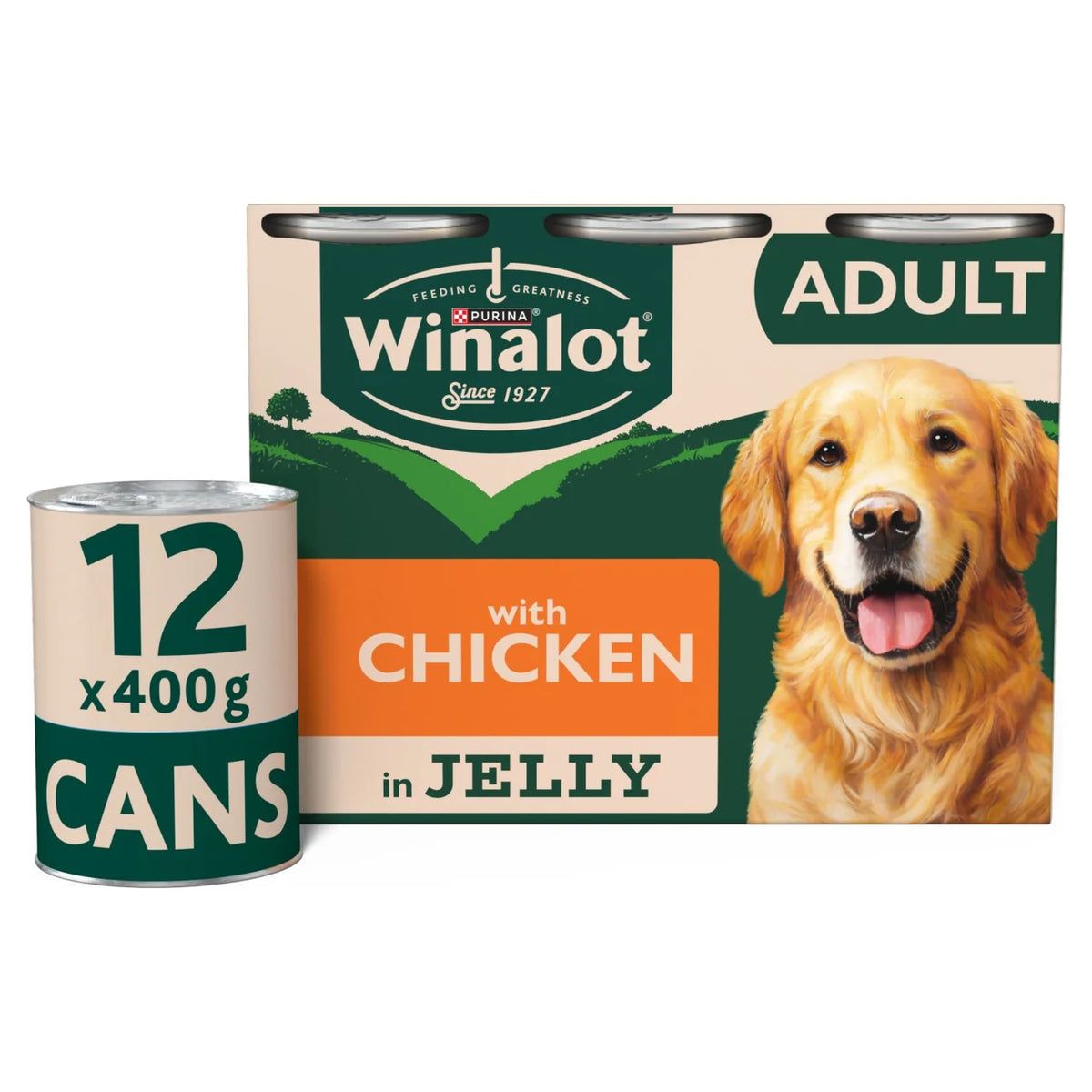 Winalot Classics Mixed in Jelly Chicken Wet Dog Food 12 x 400g