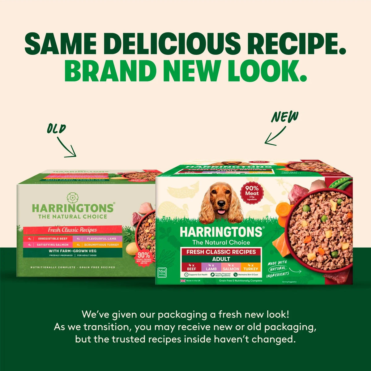 Harringtons Wet Dog Classics 16 x 400g