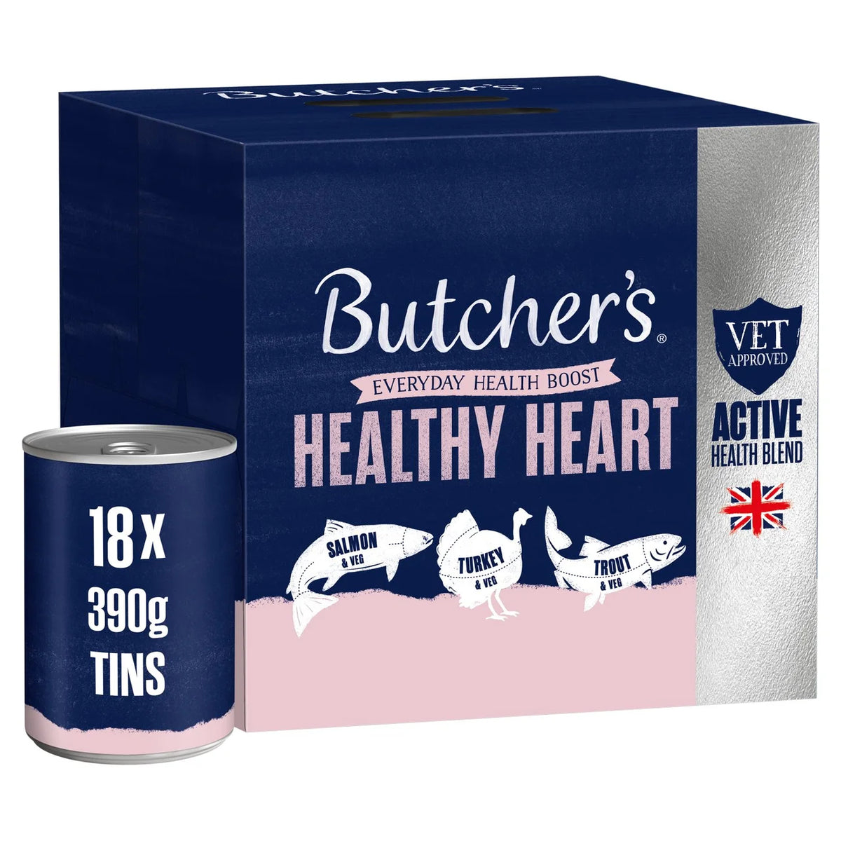 Butcher's Healthy Heart Dog Food Tins 18 x 390g