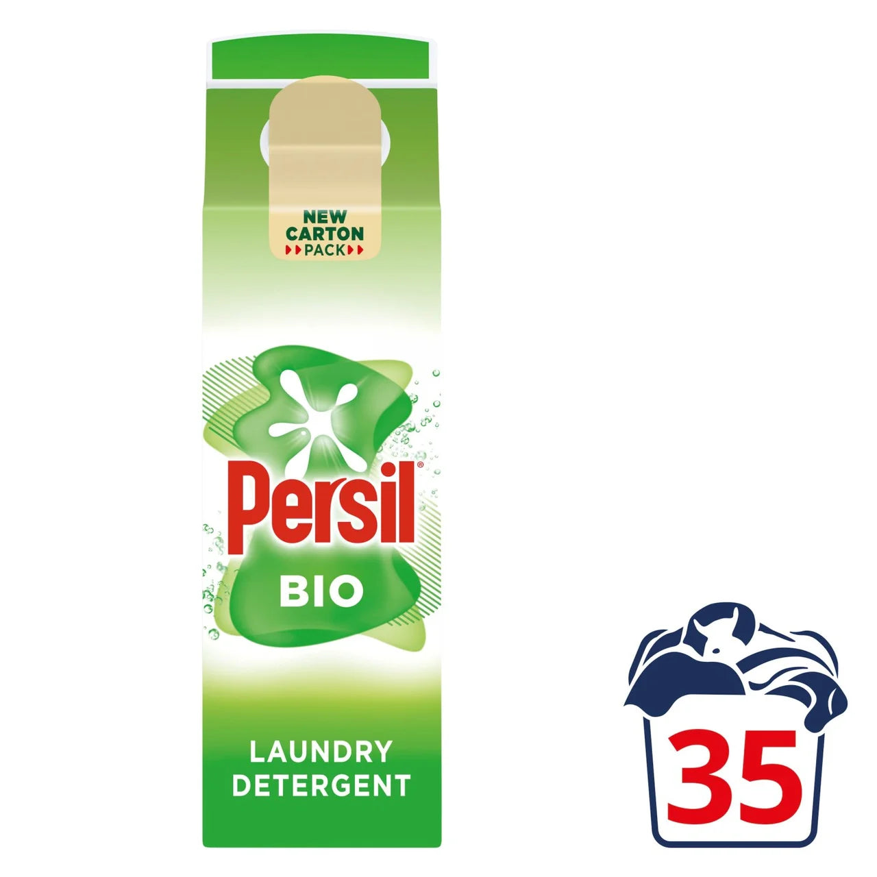 Persil Bio Laundry Detergent Washing Liquid 35 Washes
