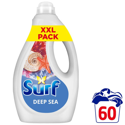 Surf Deep Sea Liquid Laundry Washing Detergent 60 Washes 1600ml