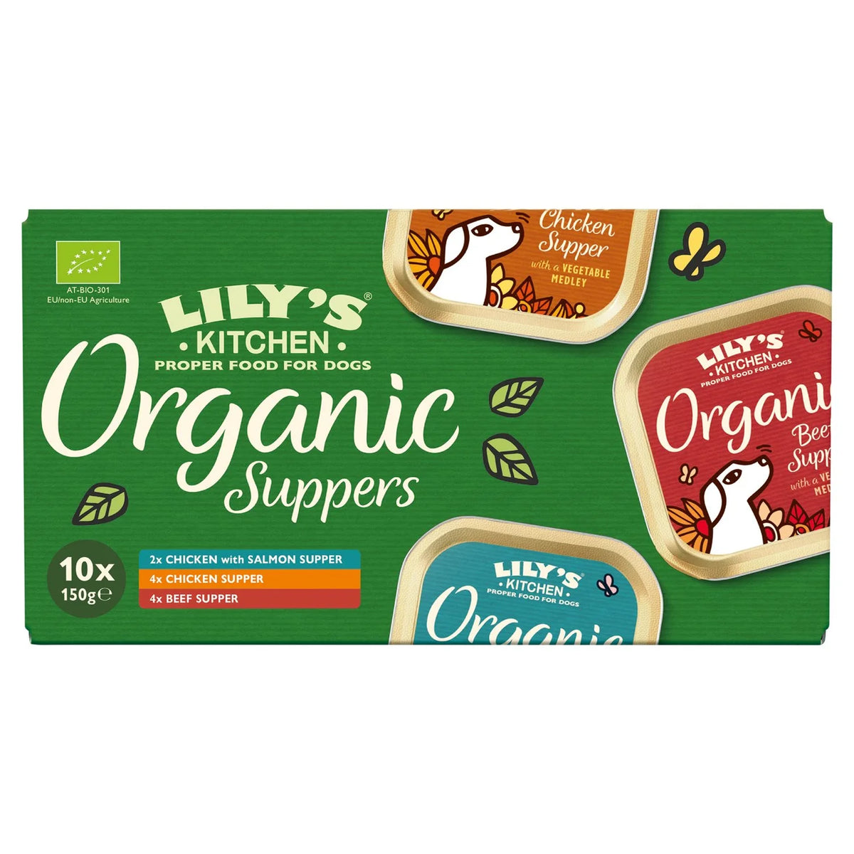 Lily's Kitchen Dog Organic Dinners Multipack 10 x 150g
