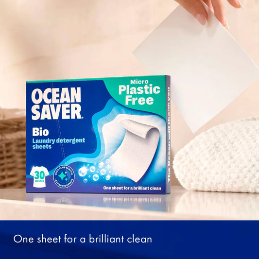OceanSaver Plastic Free Bio Laundry Detergent Sheets 30 per pack