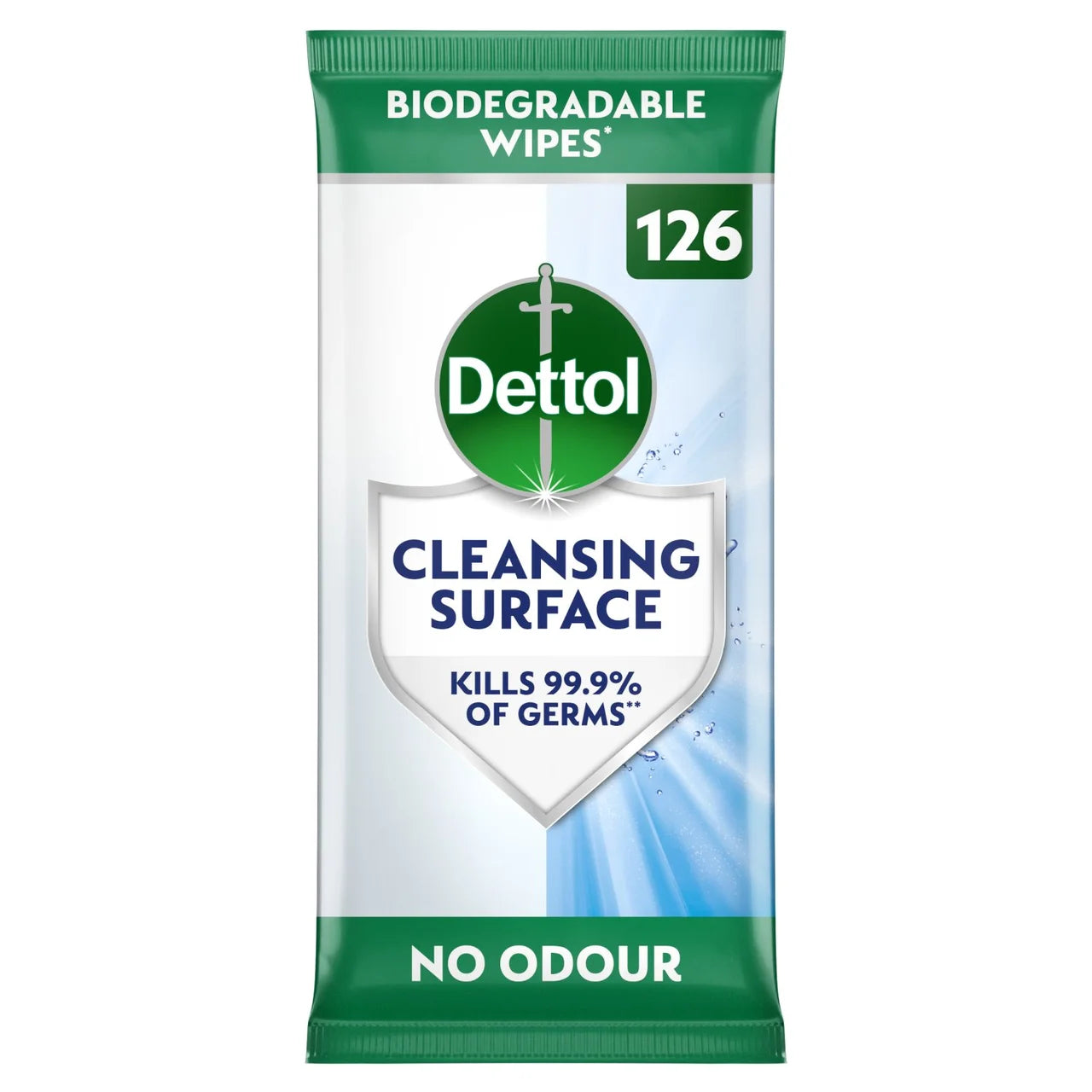 Dettol Antibacterial Multi Surface Cleaning Wipes 126 per pack