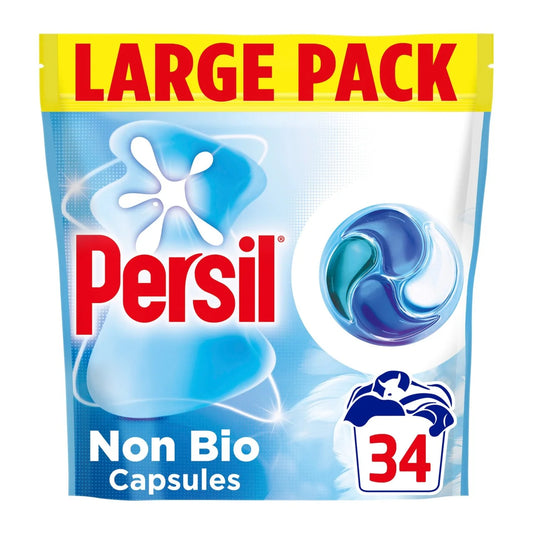 Persil Non Bio 4 in 1 Fast-Dissolving Laundry Capsules 34 Washes