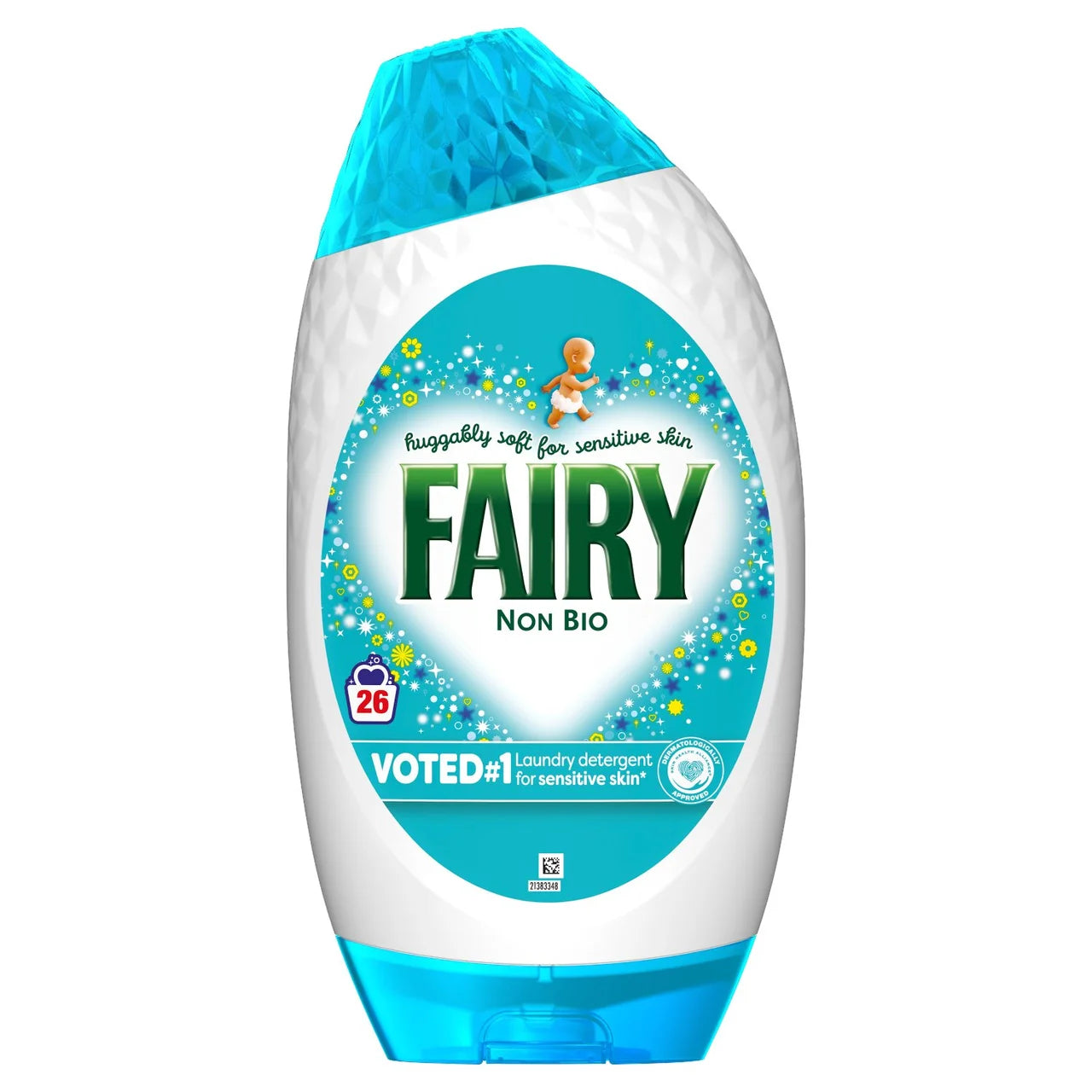 Fairy Non-Bio Washing Liquid Gel For Sensitive Skin 26 Washes 858ml