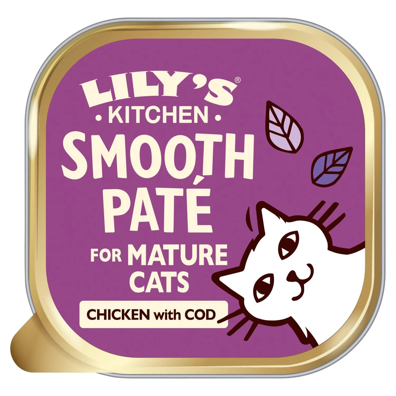 Lily's Kitchen Cat Mature Smooth Chicken & Cod Pate 85g