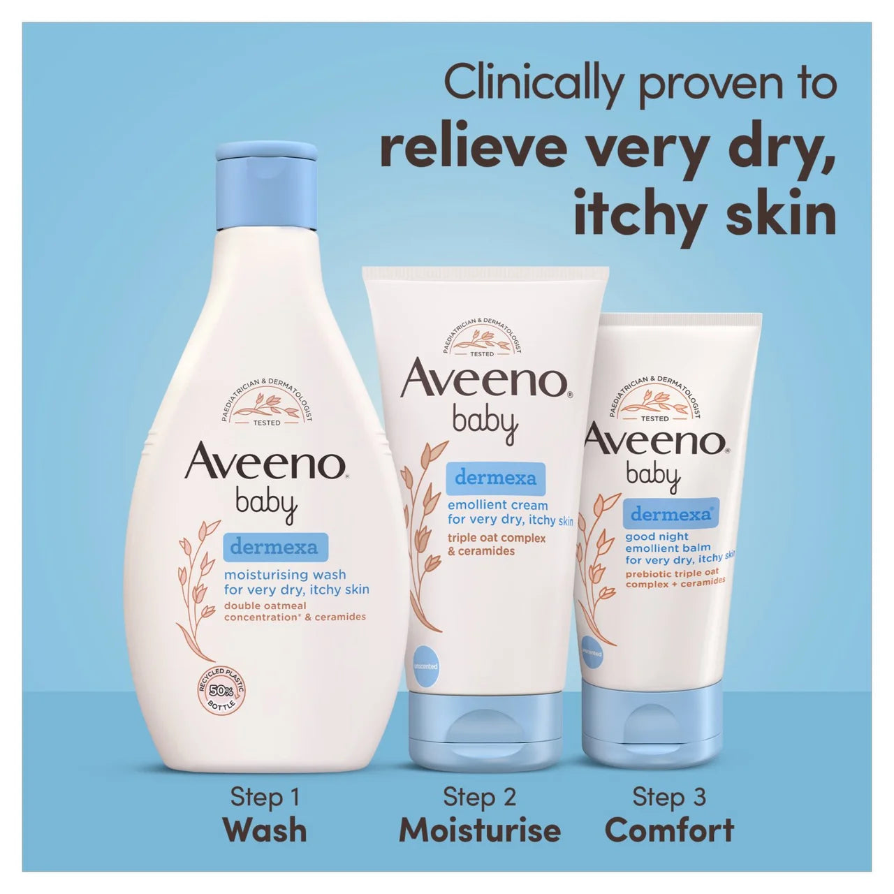 Aveeno Baby Dermexa Moisturising Wash 250ml