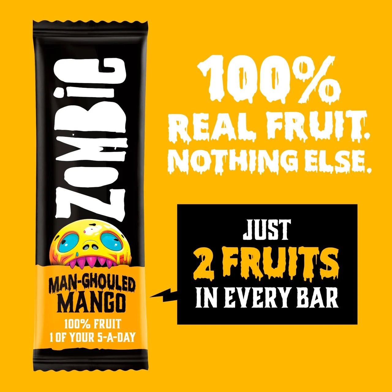 Zombie Fruit Bars Man-ghouled Mango Multipack 4 x 25g