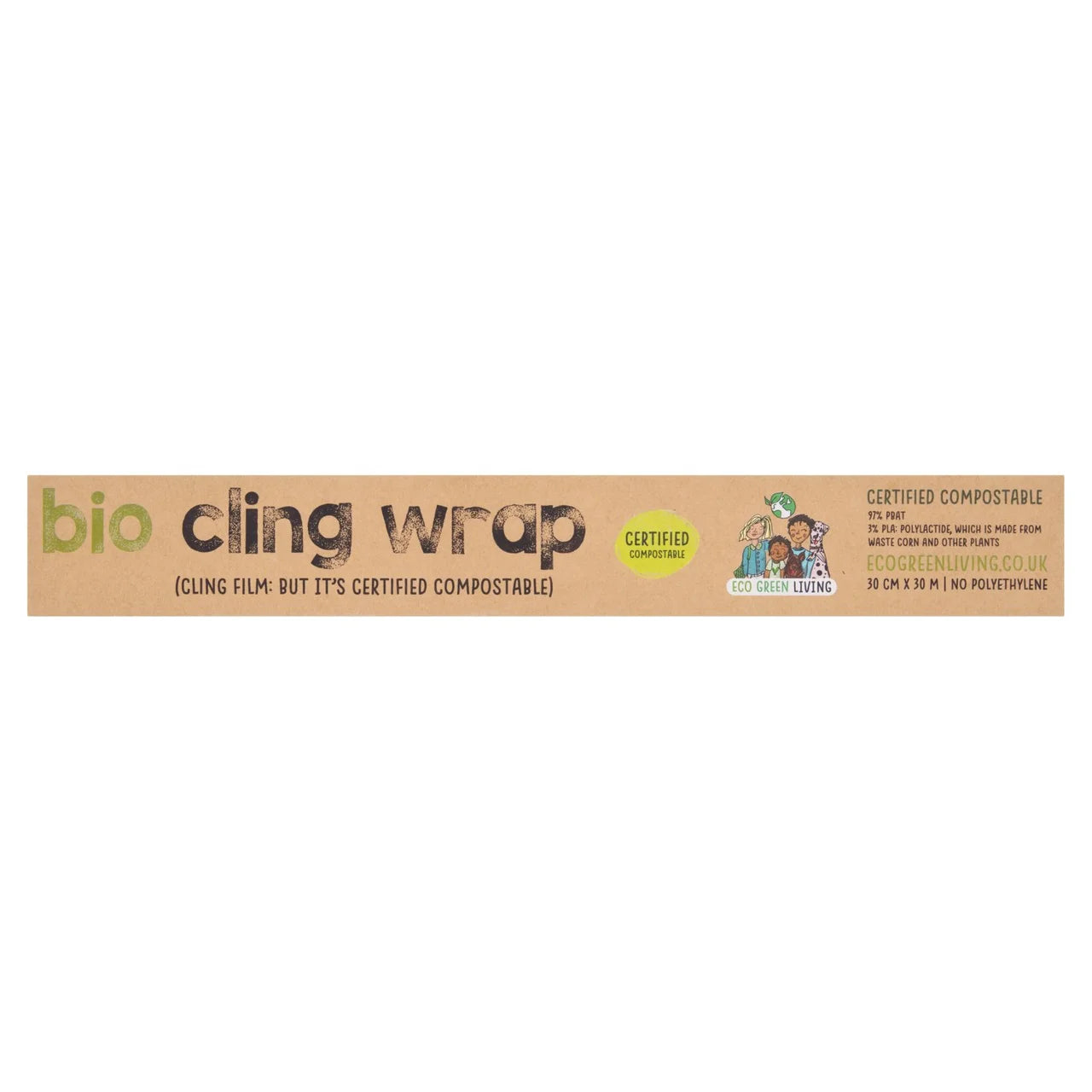 Eco Green Living Certified Compostable Cling Film