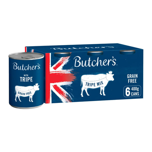 Butcher's Tripe Dog Food Tins 6x400g