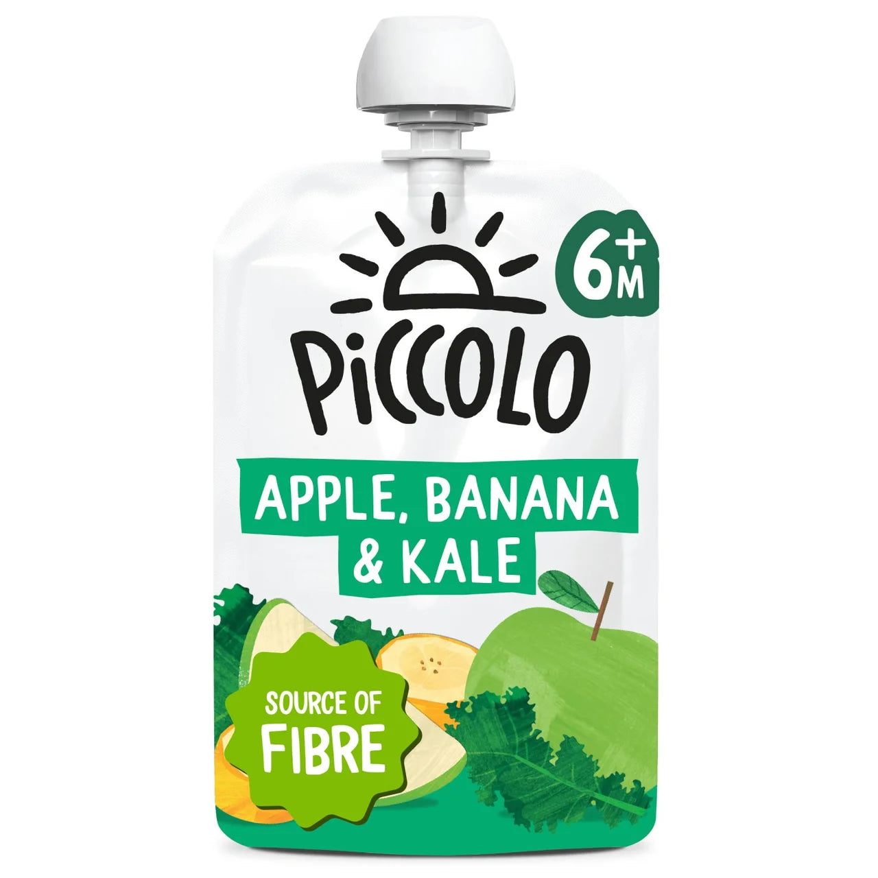 Piccolo Organic Apple, Banana & Kale 100g