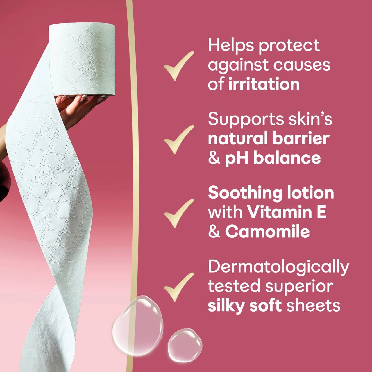 Andrex Skin Protect Toilet Roll 4 per pack