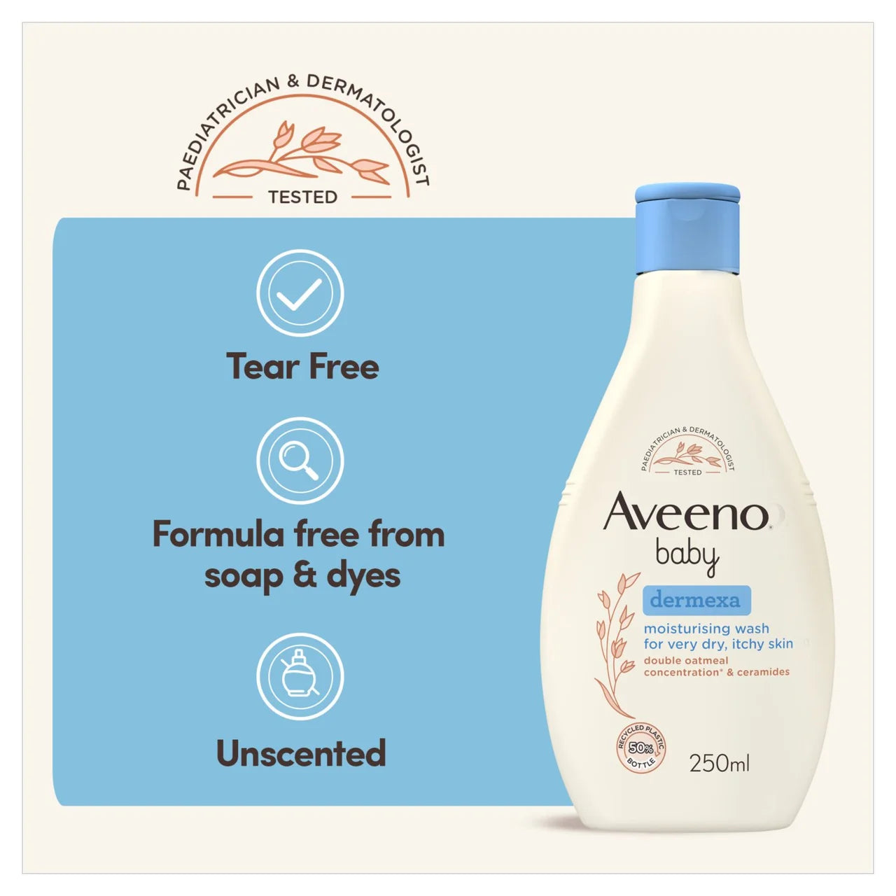 Aveeno Baby Dermexa Moisturising Wash 250ml