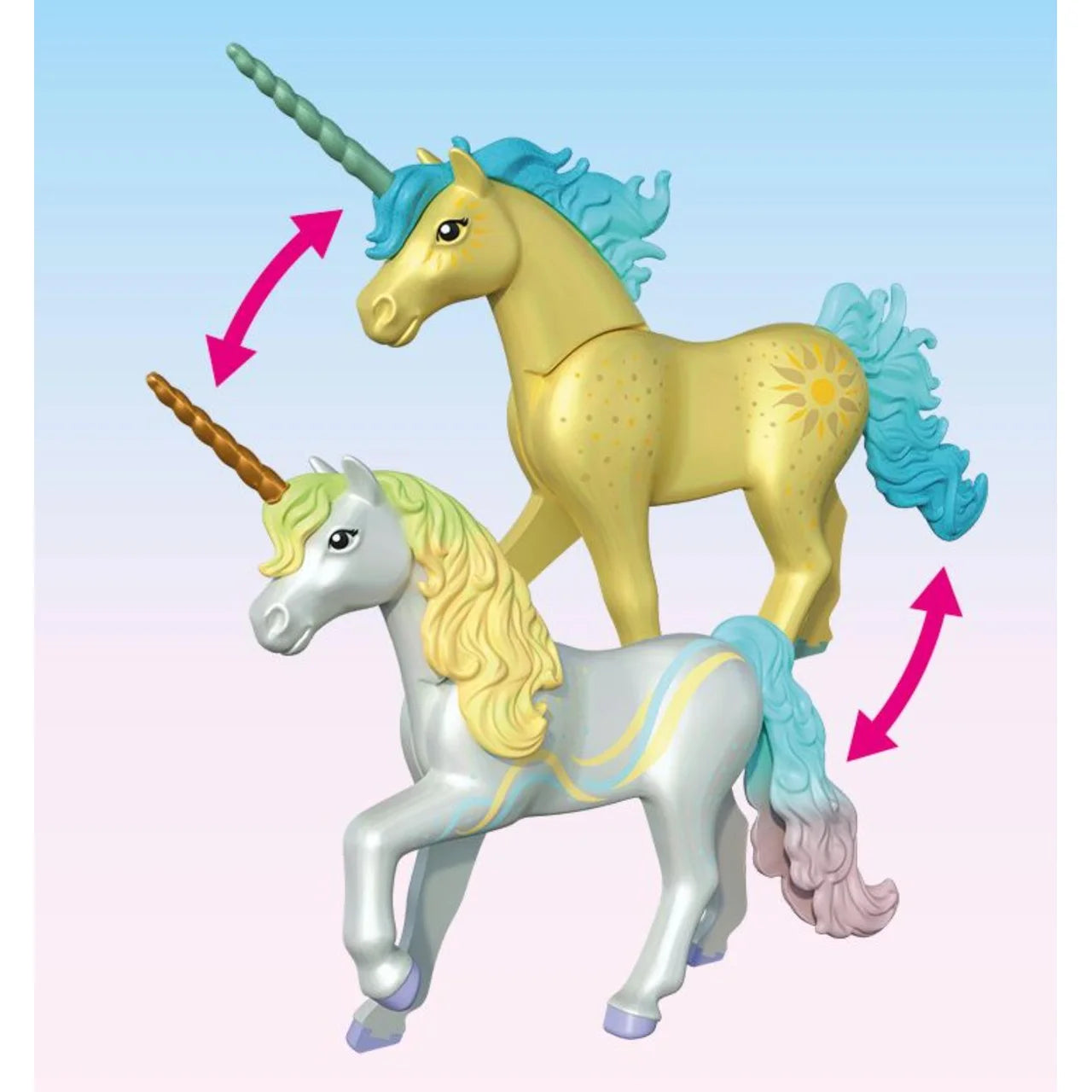 Playmobil 71840 Magical Unicorns Rainbow Flower With Collectible Unicorn