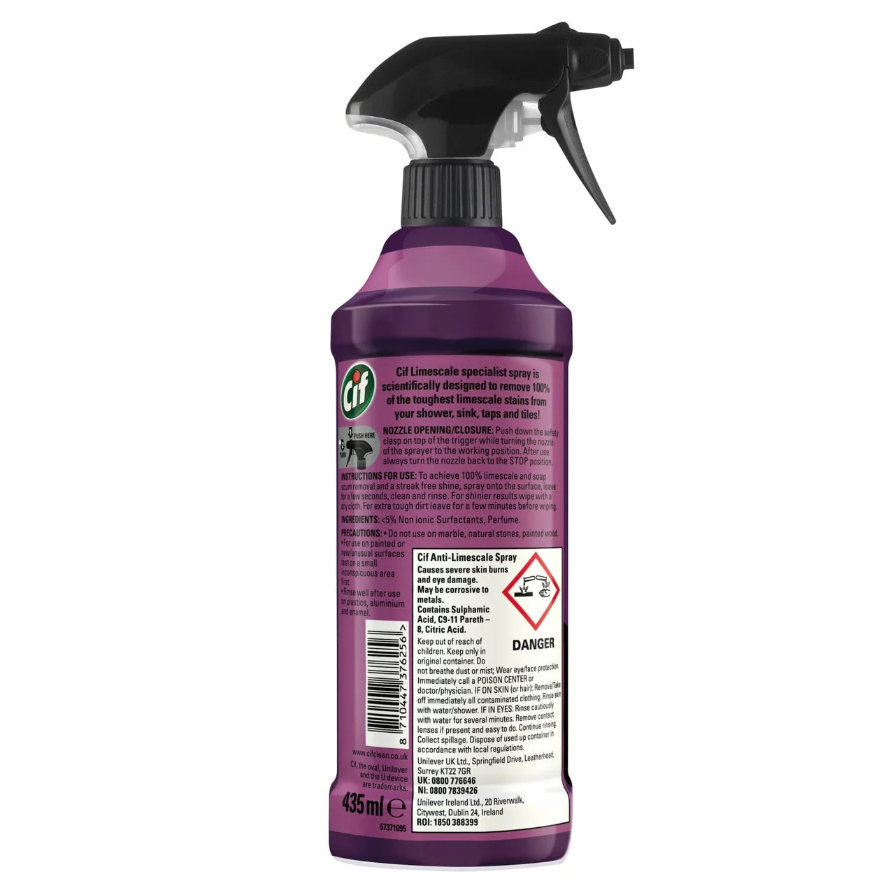Cif Perfect Finish Specialist Cleaner Spray Limescale 435ml