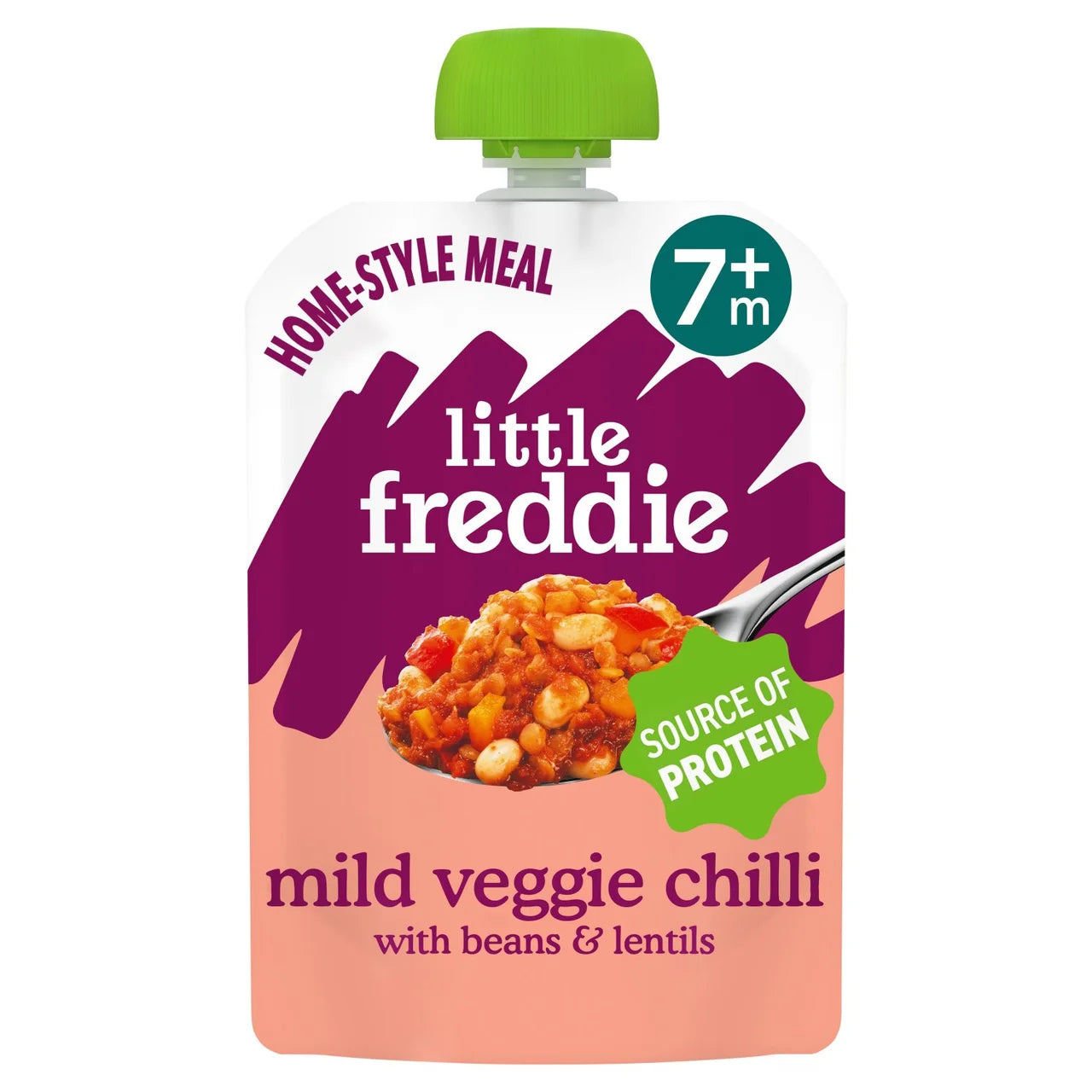 Little Freddie Veggie Chilli Baby Food Pouch 6+ Months 130g