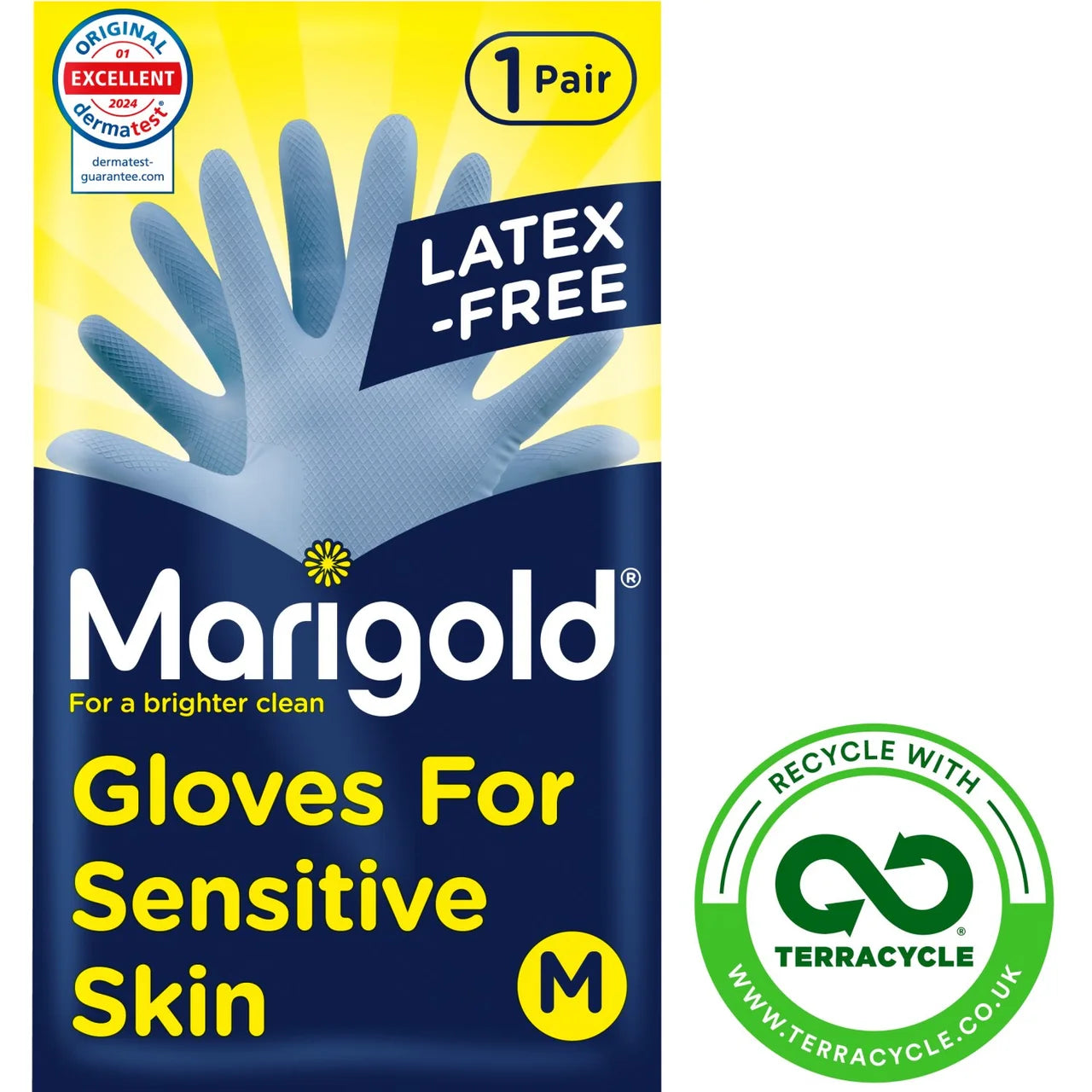 Marigold Sensitive Latex Free Gloves M 1 pair