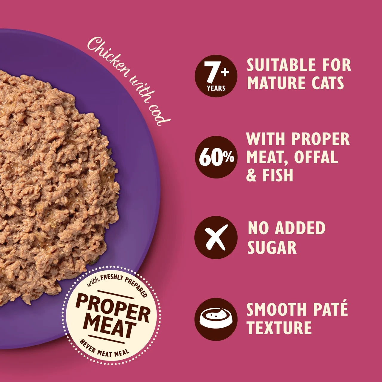 Lily's Kitchen Cat Mature Pate Multipack 8 x 85g