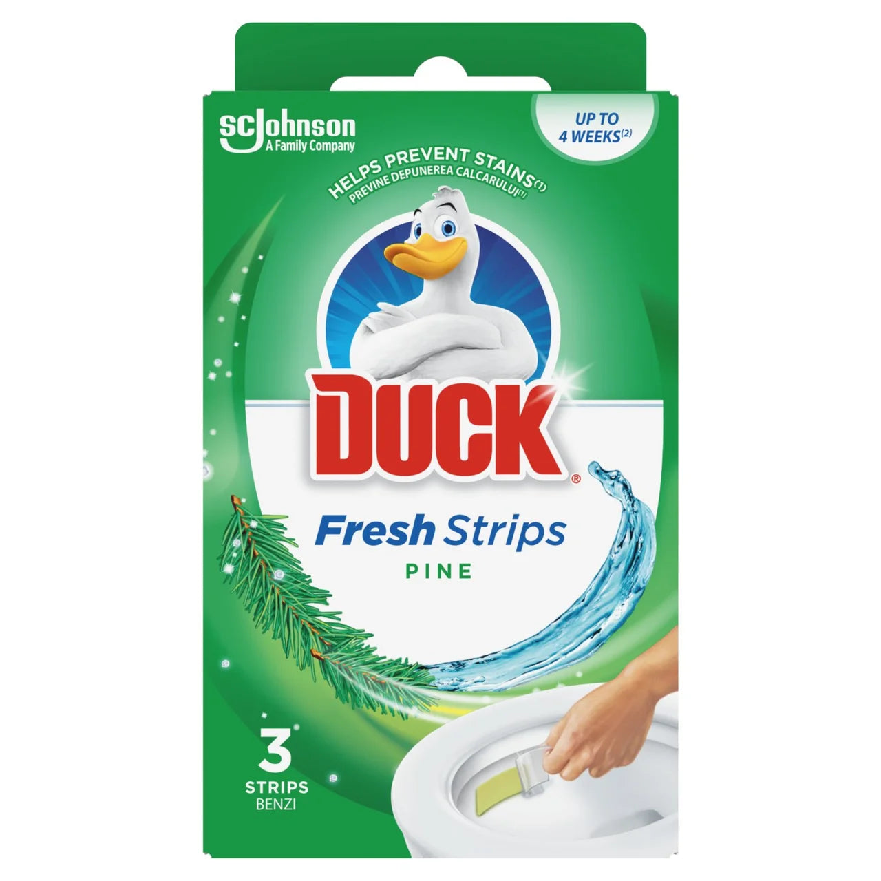 Duck Toilet Fresh Strips Pine 27g