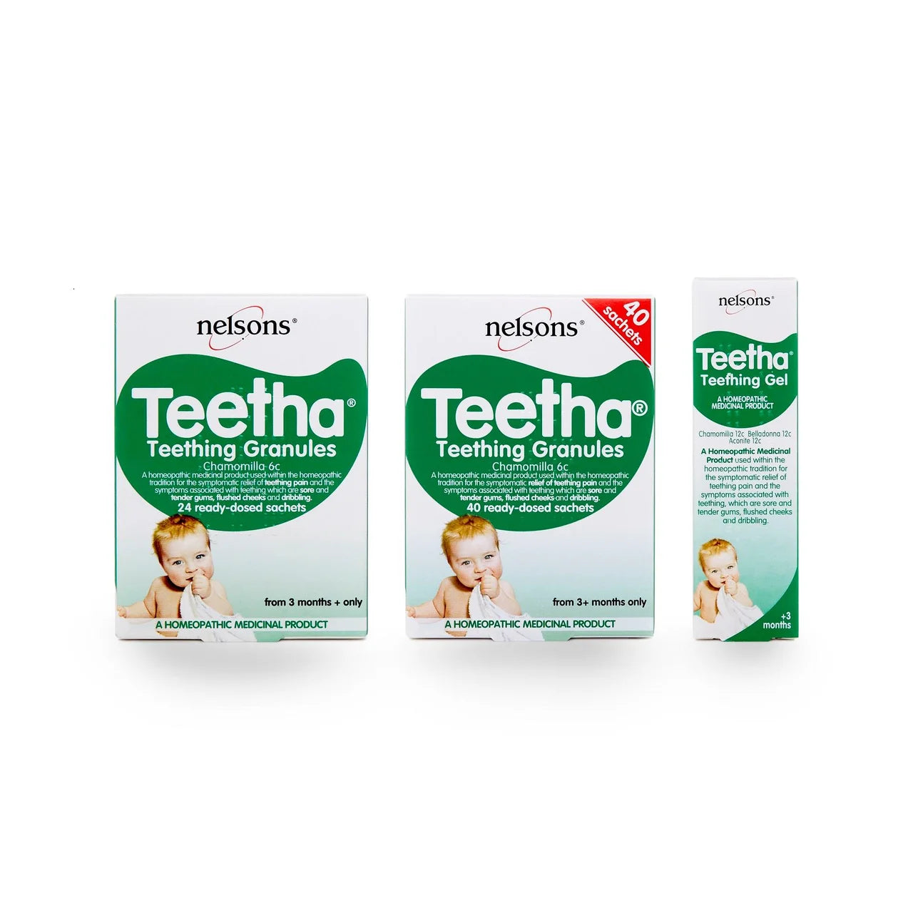 Nelsons Teetha Teething Granules 24 per pack