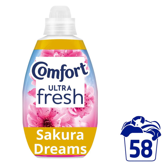 Comfort Ultra Fresh & Protect Fabric Conditioner Sakura Dreams 58 Wash 870ml