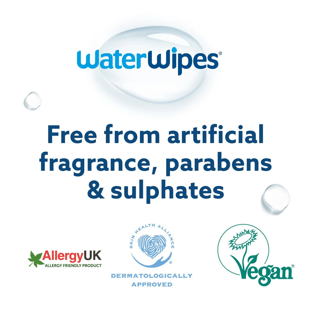 WaterWipes Baby Wipes Sensitive Weaning Plastic Free Wipes 720 Wipes