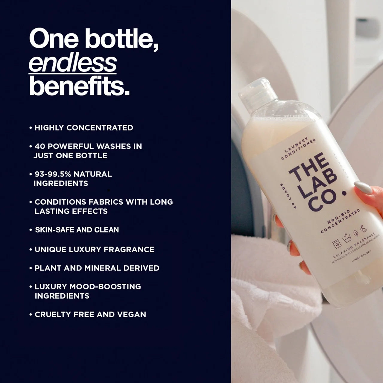 The Lab Co. Relaxing Non-Bio Fabric Conditioner 1L