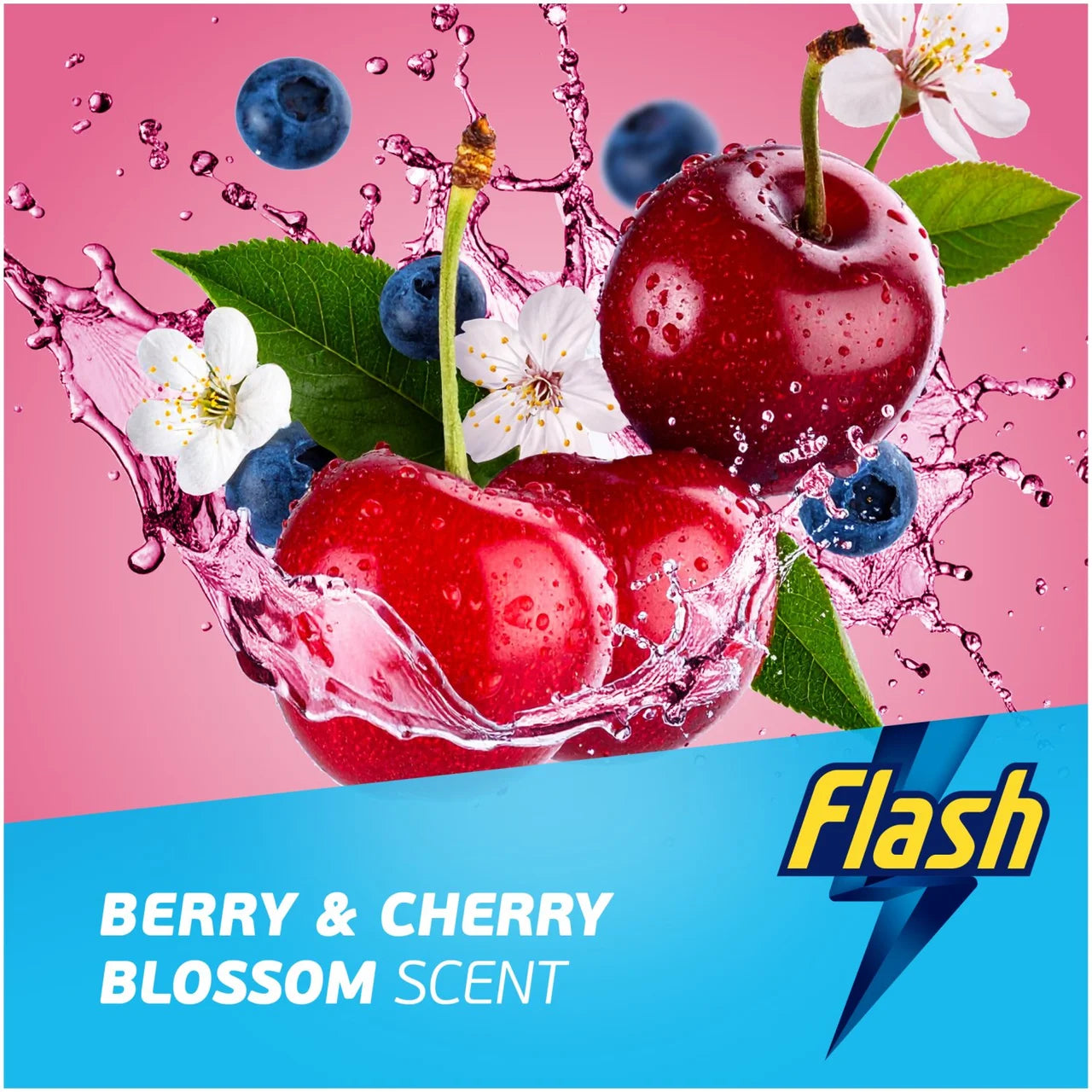 Flash Direct to Floor Cleaner Berry & Cherry Blossom 800ml