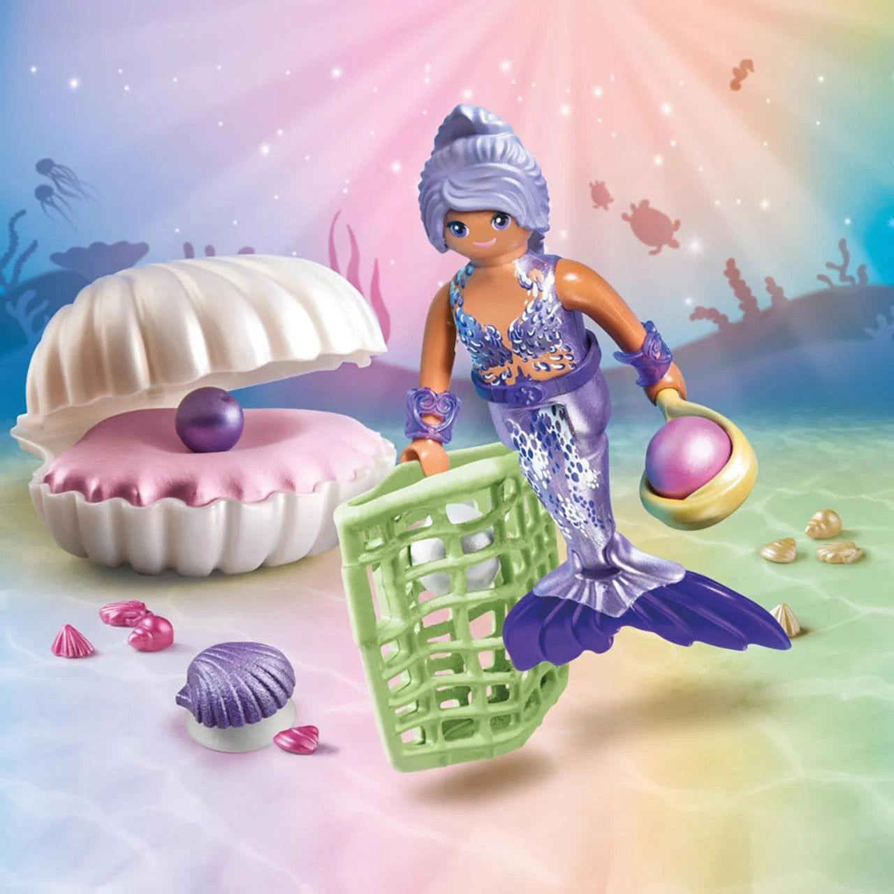 Playmobil 71502 Princess Magic, Mermaid with Pearl Seashell