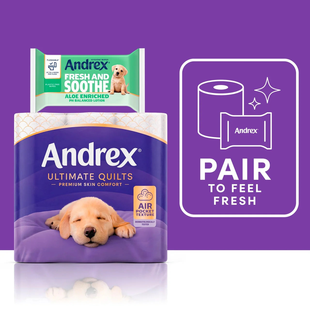 Andrex Ultimate Quilts Toilet Roll 24 per pack