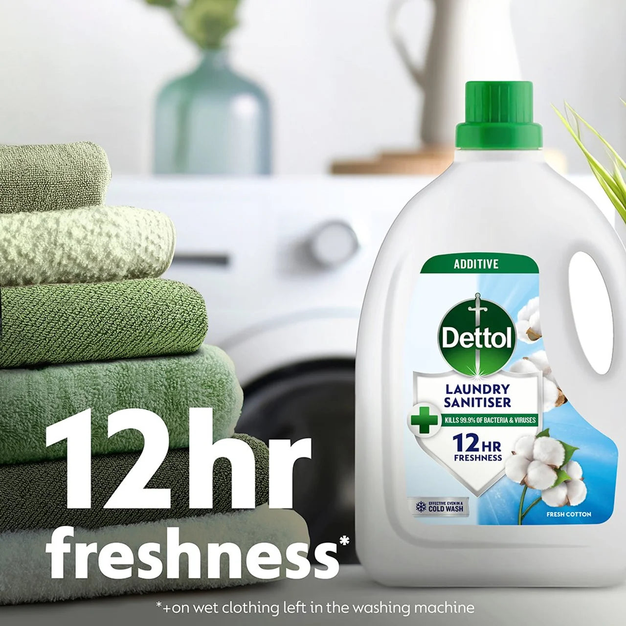 Dettol Antibacterial Laundry Cleanser Fresh Cotton 2.5L