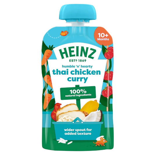 Heinz Thai Chicken Curry Pouch Baby Food 10+ Months 180g