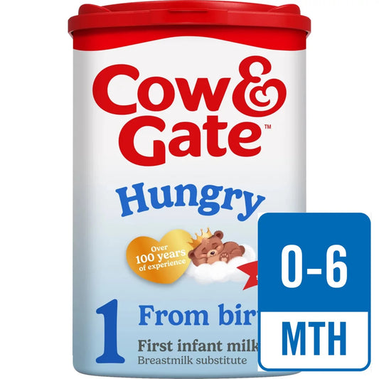 Cow & Gate Hungry First Infant Baby Milk Formula Powder from Birth 800g
