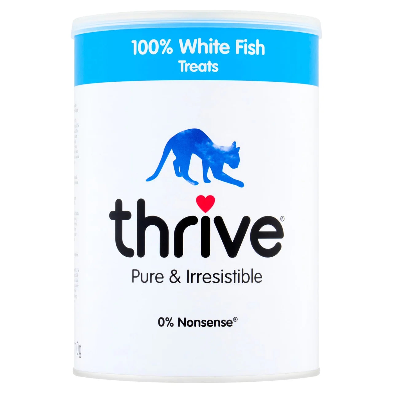 Thrive 100% White Fish Cat Treats MaxiTube 110g