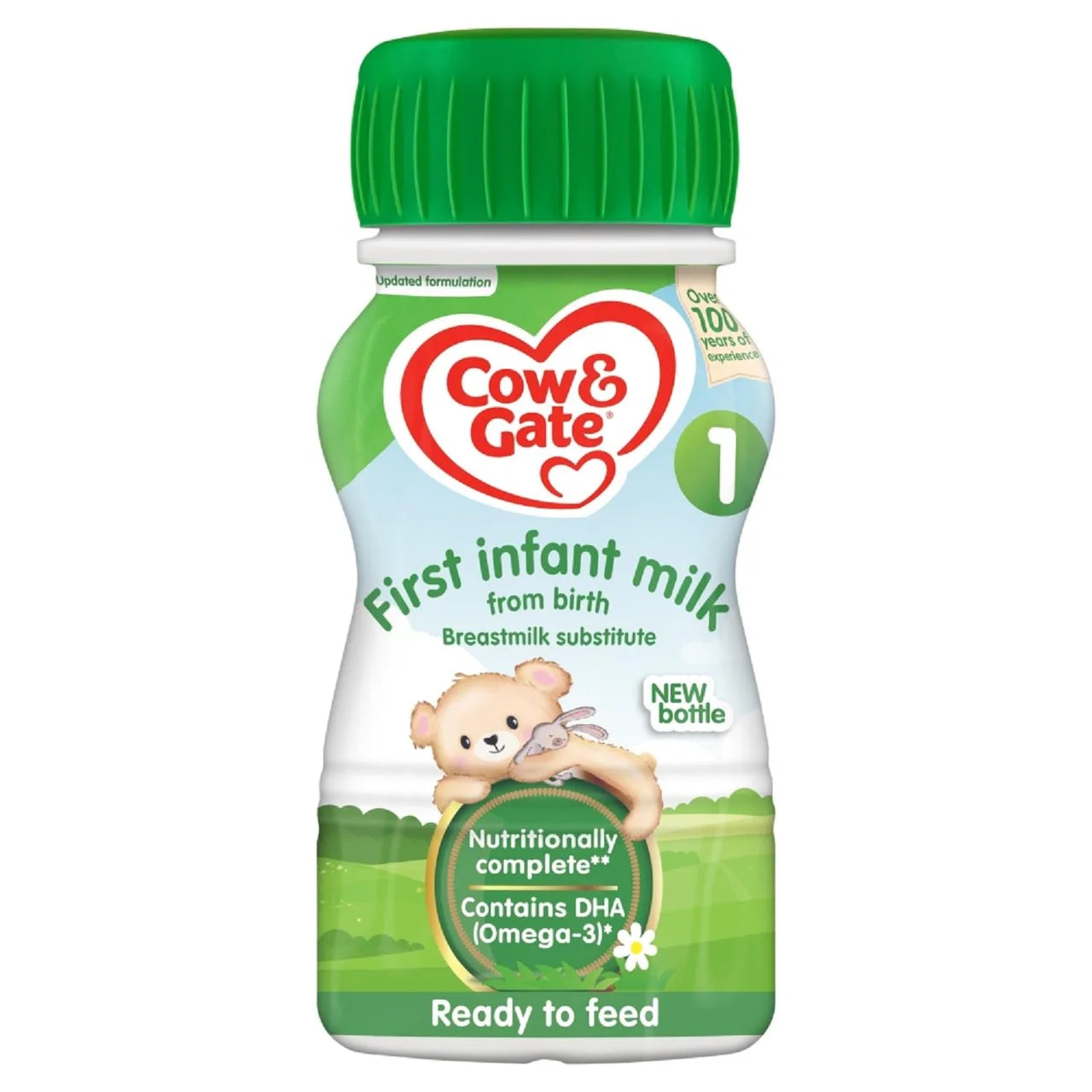 Cow & Gate 1 First Infant Baby Milk Formula Liquid Ready to Feed from Birth 12 x 200ml